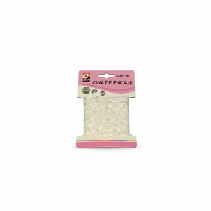 Encaje Hecho a Mano de 2 cm con Tiras, Cinta de Encaje de 2 cm x 1 m, Materiales para Manualidades - Product Image 2
