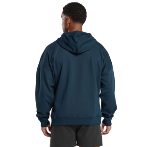 Sweat-shirt à capuche zippé surdimensionné pour homme, en molleton épais, coupe décontractée, style streetwear - Product Image 2