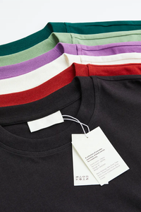 Camiseta de bambú de alta calidad para hombre, tela de punto orgánica ecológica, hombro caído, recién llegado, camisetas lisas orgánicas al por mayor - Product Image 3