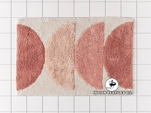 Lujo 2025 últimas hermosas alfombras de baño de algodón con mechones diseño más suave directo de fábrica precio al por mayor hecho a máquina - Product Image 3