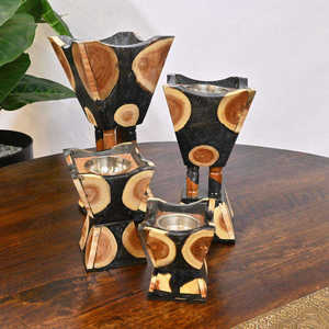 High Quality Eco-friendly Durable Religious Wood Resin Bakhoor Burner for Wedding Gift From India - Product Image 5