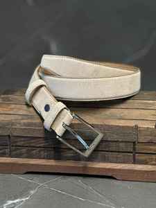 Cinturón de Cuero Vacuno Suave para Hombre, Hebilla Cuadrada de Acero, Estilo Casual y de Negocios, Venta al por Mayor, Cinturón Genuino - Product Image 1