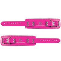 Sangles de cheville professionnelles en cuir pour machine à poulies – Sangles de cheville de haute qualité pour entraînement de force à domicile