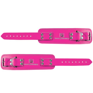 สายรัดข้อเท้าหนังแท้สำหรับเครื่องออกกำลังกายแบบรอก - สายรัดข้อเท้าคุณภาพสูงสำหรับการฝึกความแข็งแรงที่บ้าน - Product Image 1