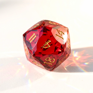 Juego de Dados de Resina Multifacéticos con Bordes Afilados Rojos, 7 Piezas, Dados Transparentes Poliédricos para Juegos de Rol, <span class=keywords><strong>Dungeons</strong></span> and Dragons, Mesa de Juego - Product Image 3