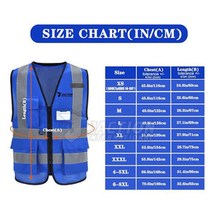 Gilet de sécurité en nylon et polyester pour le travail, gilet de sécurité sur mesure, gilet de sécurité le plus vendu, gilet de sécurité taille personnalisée - Product Image 3