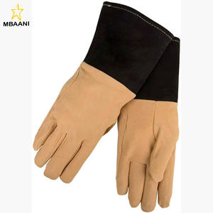 Guantes TIG de piel de ciervo de primera calidad, resistentes a la abrasión - Product Image 1