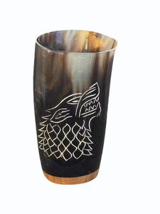 Verre à shot en corne de buffle poli à la main avec rebord, idéal pour Noël, le Nouvel An, la Fête des Mères, et les cadeaux d'affaires - Product Image 5