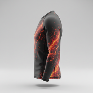 Camiseta de Compresión Unisex de Manga Larga para Artes Marciales, Personalizable por Sublimación, para Entrenamiento de BJJ, MMA, Jiu Jitsu, Sin Gi, Grappling - Product Image 3