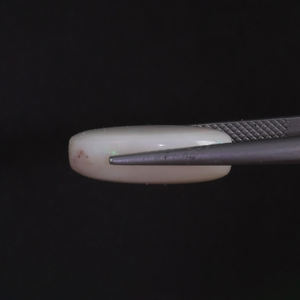 Opale naturelle blanche en vrac, 10,42 carats, taille ovale 18,5x13 MM, certifiée IGI, taillée et polie à la main, pour la fabrication de bijoux légers - Product Image 2