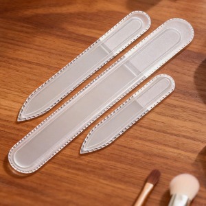 Limas de Uñas de Vidrio LANGMA, 1 Unidad, Premium, Desechables, Profesionales, Lavables, de Doble Cara, Grano 100, Rectas, con Estuche - Product Image 6