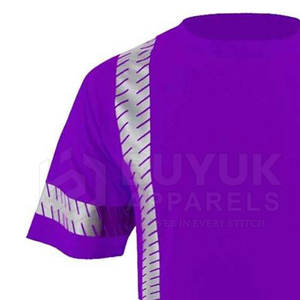 Chemise de travail haute visibilité respirante à manches courtes, réfléchissante, durable, 100% polyester, protection contre le feu, pour utilisation en entrepôt - Product Image 6