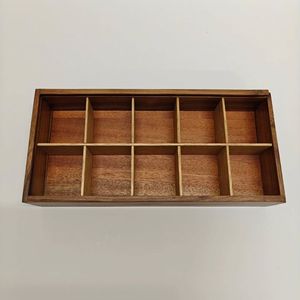 Boîte à bijoux en bois sculpté de style classique, faite à la main, avec doublure en velours, design pliable écologique, compartiments et organisateur de rangement - Product Image 3