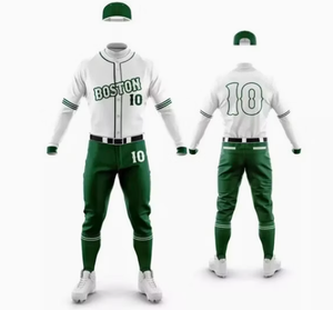 Ensemble uniforme de baseball de Miami 100 % polyester, maillot à manches longues avec impression en twill pour hommes - Product Image 4