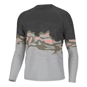 Chemise de navigation personnalisée à manches longues pour performance, vêtements de sport nautiques d'extérieur, impression par sublimation, marque privée, vente en gros OEM - Product Image 3