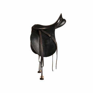 Selle de cheval de qualité professionnelle pour la course de barils, légère et confortable, conçue avec un rembourrage en mousse haute densité - Product Image 3