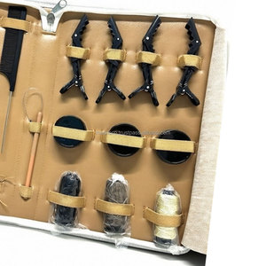 Kit de Herramientas para Extensiones de Cabello Color Beige Bronceado con Aguja de Coser, Microperlas, Clips de Bucle y Alicates de Acero Inoxidable para Extensiones de Cabello - Product Image 5
