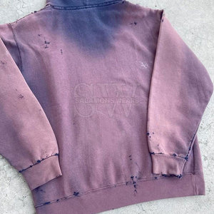 เสื้อฮู้ดดี้ผู้ชายสำหรับฤดูหนาว ผ้าฟลีซ 100% คอตตอน น้ำหนักเบา เป็นมิตรกับสิ่งแวดล้อม ดีไซน์เก๋ไก๋ ลุคซีดจาง ผ้าเนื้อนุ่มสบาย ใส่ได้ทุกวัน สีพื้น - Product Image 6