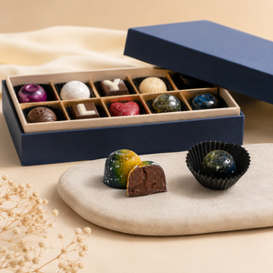 Business Gift Set Of Mango Wine Chocolate Truffles Confectionery Packed In Luxury Gift <b>Box</b> Custom Boxes - Product Image 4