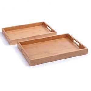 [BÉST SELLER] Bandeja de Madera Moderna y Sostenible con Diseño Multifuncional para Servir Comida Diaria en la Cocina y Sala de Estar - Product Image 2