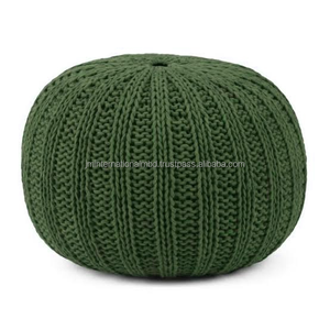 เก้าอี้ผ้าฝ้ายถักสไตล์ร่วมสมัยพับได้สำหรับห้องนอนหรือห้องนั่งเล่น - Product Image 4