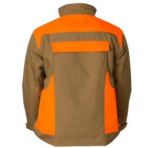 เสื้อแจ็คเก็ตสำหรับล่าสัตว์แบบ unisex สีน้ำตาลส้ม ลายพิมพ์บล็อกสี ผ้า softshell กันน้ำ แขนยาว เหมาะสำหรับฤดูหนาว - Product Image 2