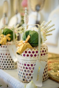 กล่องไม้ไผ่สานทรงกลมแบบเปิดฝาพร้อมหูหิ้ว ขายดีที่สุด - Product Image 4