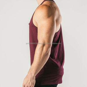 Camiseta sin Mangas de Algodón 100% al por Mayor, Secado Rápido, Deportiva, Personalizable con Logotipo, Estilo Musculoso, para Gimnasio y Fitness - Product Image 4