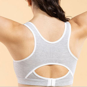 Comfortable And Supportive Fitness <b>Bra</b> With Adjustable <b>Straps</b> Made From Soft Quick Dry Fabric Suitable For Workouts - Product Image 3