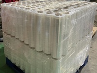 Film étirable transparent souple en LLDPE, écologique, qualité industrielle, haute résistance à la traction, pour emballage de palettes, largeur personnalisable, impression de logo