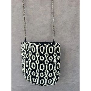 Indian Handmade Luxury <b>Crystal</b> Fashion Accessories Multicolor <b>Beaded</b> Baguette Bag Handle Durable Casual Handbag Local Styl - Product Image 1