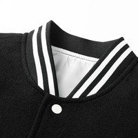 Vestes de baseball vintage personnalisées avec logo OEM, broderie en chenille sur les manches, pour hommes
