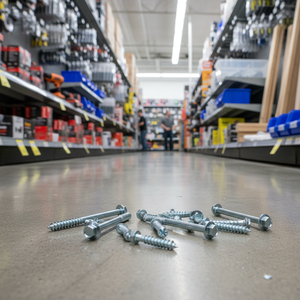 Class 4.8 & 6.8 Zinc Plated Carbon Steel Hex Head Partial Thread Lag <b>Screws</b> M6-M12 Metric/Inch DIN/ANSI Standard PDC - Product Image 1