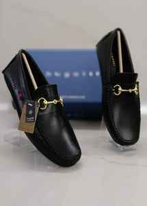 Mocassins plats décontractés pour hommes, grande taille, à lacets, imprimés, en cuir véritable, légers, anti-odeur - Product Image 3