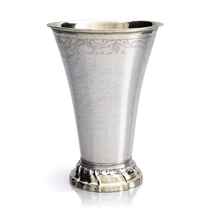 Premium Classic Stainless Steel Tumbler With Beaded Rim And Base For Party Use Handmade Tulip Cups - Product Image 5