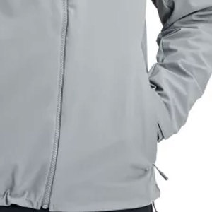 Customized Winter Lightweight Men's Softshell Windbreaker <b>Jacket</b> Breathable Eco-Friendly Canvas High Street Style Hooded Collar - Product Image 6