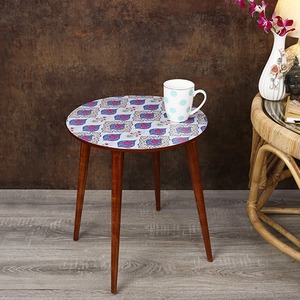 Table basse gigogne en bois de manguier massif, fabrication artisanale, design moderne haut de gamme pour salon de luxe - Product Image 6