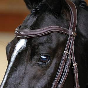 Brida de Cuero Acolchada de Alta Calidad, Suave, Perfectamente Ajustable, de Lujo, Moderna, para Carreras de Caballos, Venta al Por Mayor - Product Image 5