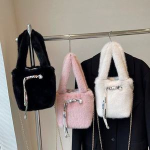 Nuevo Bolso de Hombro Tipo Cubo con Estampado Animal de Piel Sintética para Mujer - Product Image 1