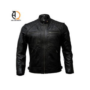 Veste en cuir de nouvelle conception, prix de gros, veste en cuir avec logo personnalisé, veste en cuir pour vente en ligne - Product Image 3