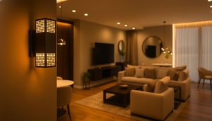 <b>Touch</b> Control 25cm Viet Nam 3500K (Warm White) Steel/inox LED Wall Light for Living Room Bedroom Hallway 300 lm Modern/Japanese - Product Image 5