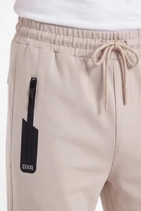 Men's Sports <b>Trousers</b> <b>Plus</b> <b>Size</b> Elastic Waist Mid Waist Woolen Polyester Regular Fit Sweatpants Autumn Printed Casual Waterproof - Product Image 3