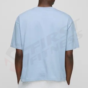 Camiseta de algodón personalizada para hombre, cuello en V, manga corta, corte regular, teñida, antiencogimiento, 230 g/m², estilo urbano - Product Image 3