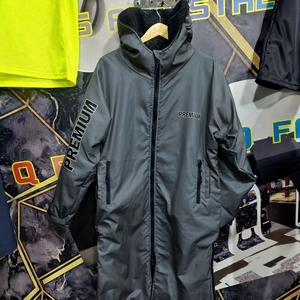 Custom Hooded Waterproof Jacket Solid Color Long Outdoor <b>Coat</b> with Sherpa Lining <b>Beach</b> Wear - Product Image 1