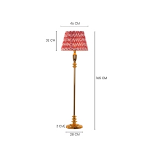 Lampe sur pied en métal moderne avec table, lampe sur pied en fer, lumière dorée rose, éclairage décoratif de luxe pour salon, chambre à coucher, hôtel - Product Image 4