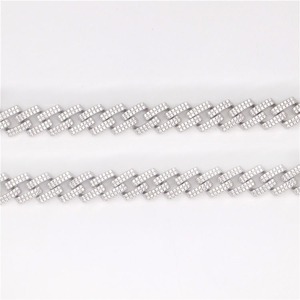 Cadena Cubana de Diamantes de Fábrica Directa para Joyería de Boda o Vestidos de Novia y Eventos Especiales Disponible a Buen Precio - Product Image 2