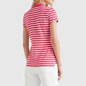 Camisetas polo para mujer al por mayor, de tela ligera, suave y duradera, de uso prolongado, sencillas y casuales. - Product Image 3
