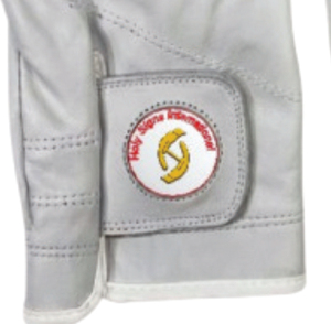 Genuine Leather Golf <b>Gloves</b> Right Hand Breathable <b>Moisture</b> Wicking Pull on Closure Custom Club Logo Unisex Sports - Product Image 4