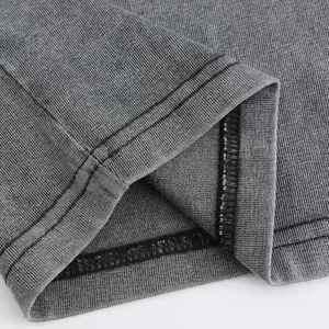 เสื้อยืดโอเวอร์ไซส์ทรงหลวม ผลิตในปากีสถาน สำหรับผู้ชาย ล้างด้วยกรด แขนสั้น MOQ ต่ำ - Product Image 3