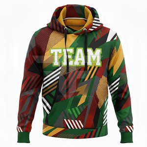 Sudadera con Capucha de Invierno para Hombre de Alta Calidad con Logotipo Personalizado - Mezcla de Algodón, Impresión por Sublimación, Secado Rápido, Transpirable, Tela de 300g, Corte Regular - Product Image 2